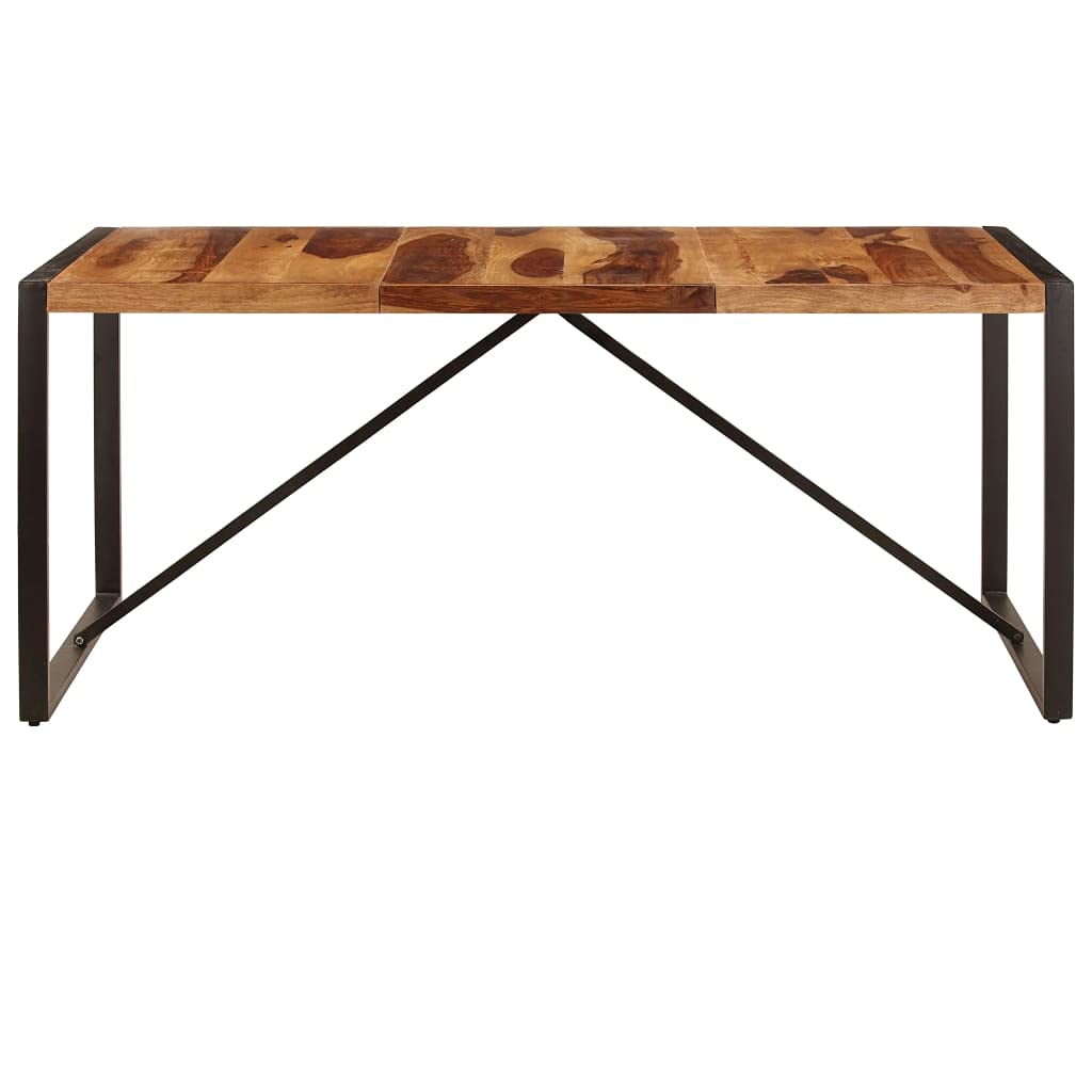 Square 70.9"x35.4"x29.5" Solid Sheesham Wood Dining Table P9393