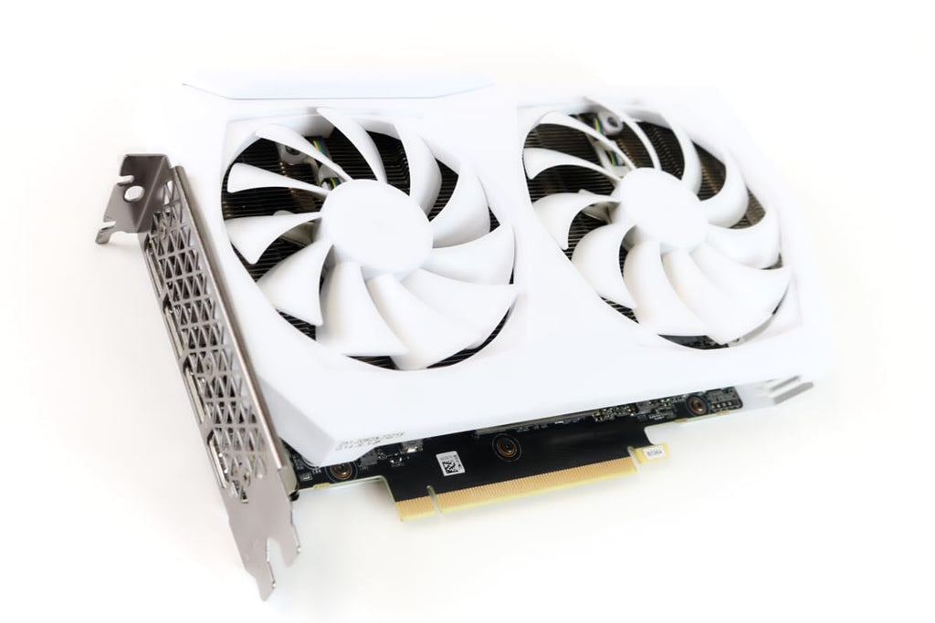 White 8GB GDDR6 256-bit PCIE 4.0 Gaming Graphics Card K788