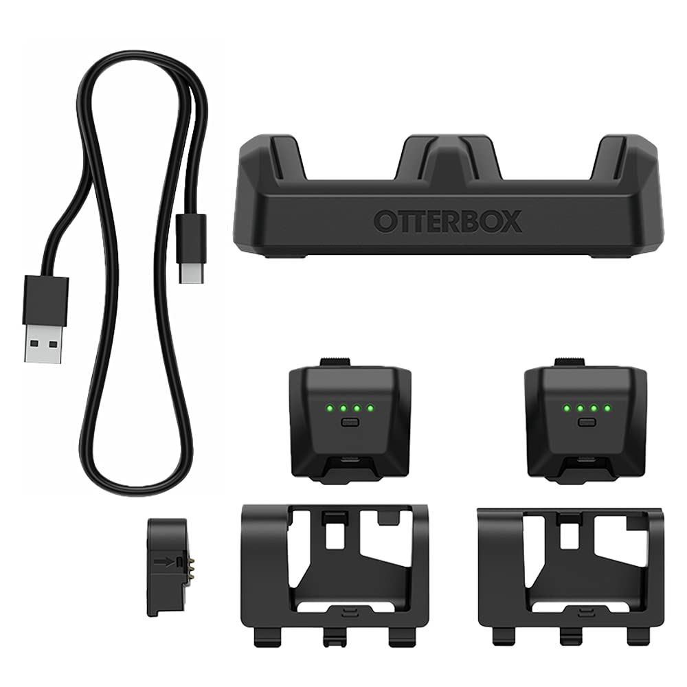 Controller Batteries for Xbox One and Xbox Series X|S, 2 Batteries And Charging Dock Included P574058