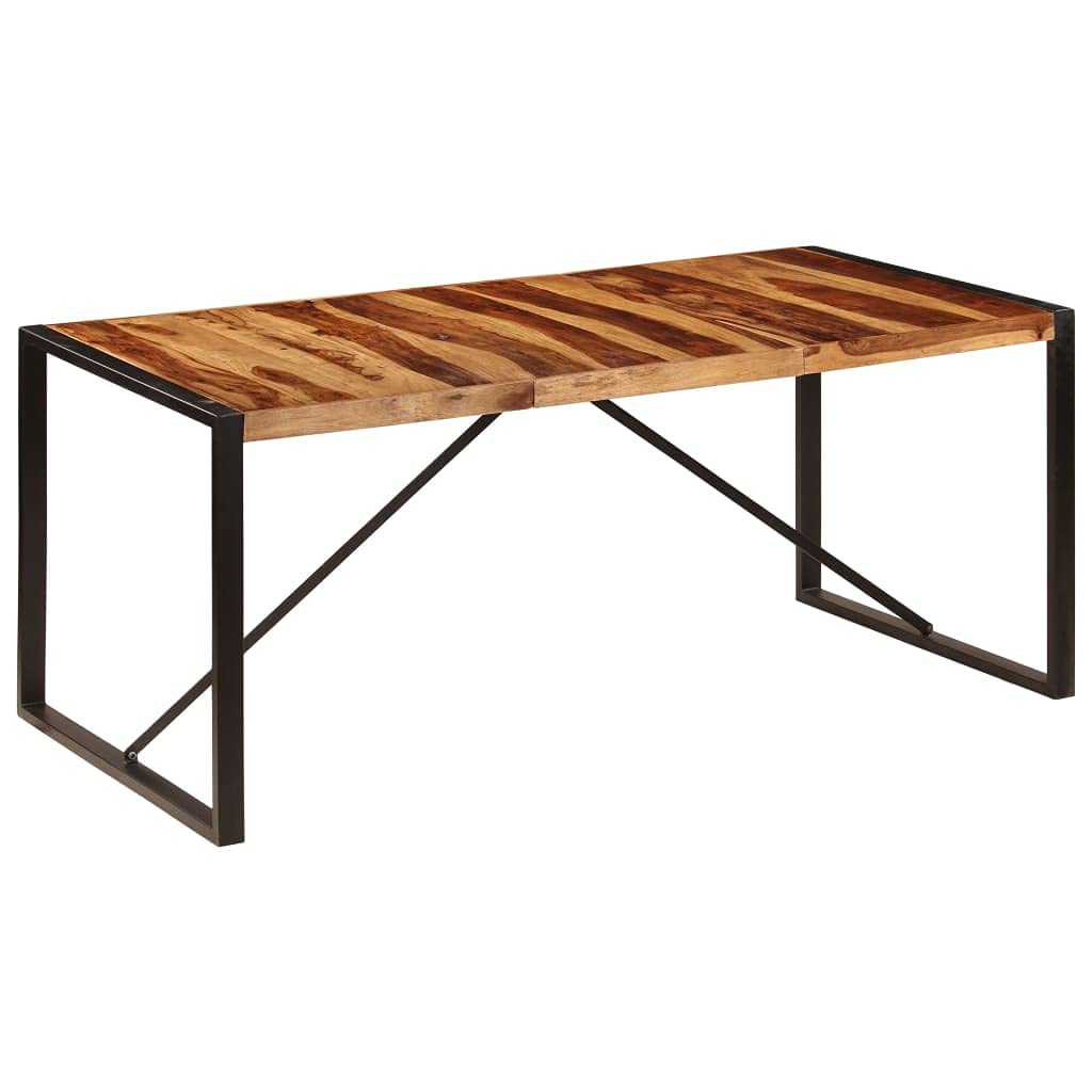Square 70.9"x35.4"x29.5" Solid Sheesham Wood Dining Table P9393