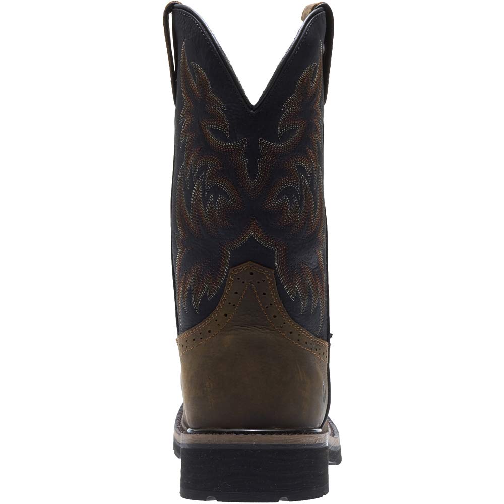 Waterproof Steel Toe Square Toe 10in Wellington Work Boot H2080