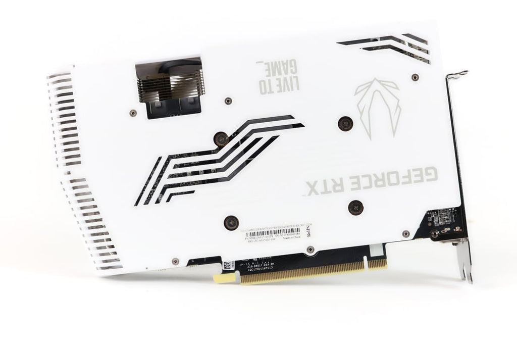 White 8GB GDDR6 256-bit PCIE 4.0 Gaming Graphics Card K788