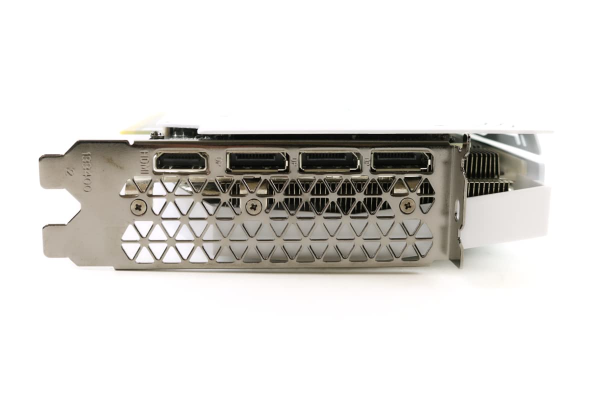 White 8GB GDDR6 256-bit PCIE 4.0 Gaming Graphics Card K788