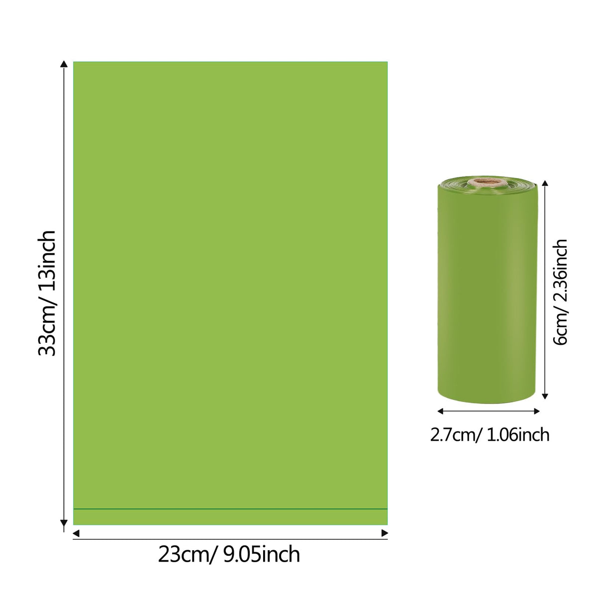 Extra Thick Leak Proof Unscented Dog Poop Bags 300 Count Z50188