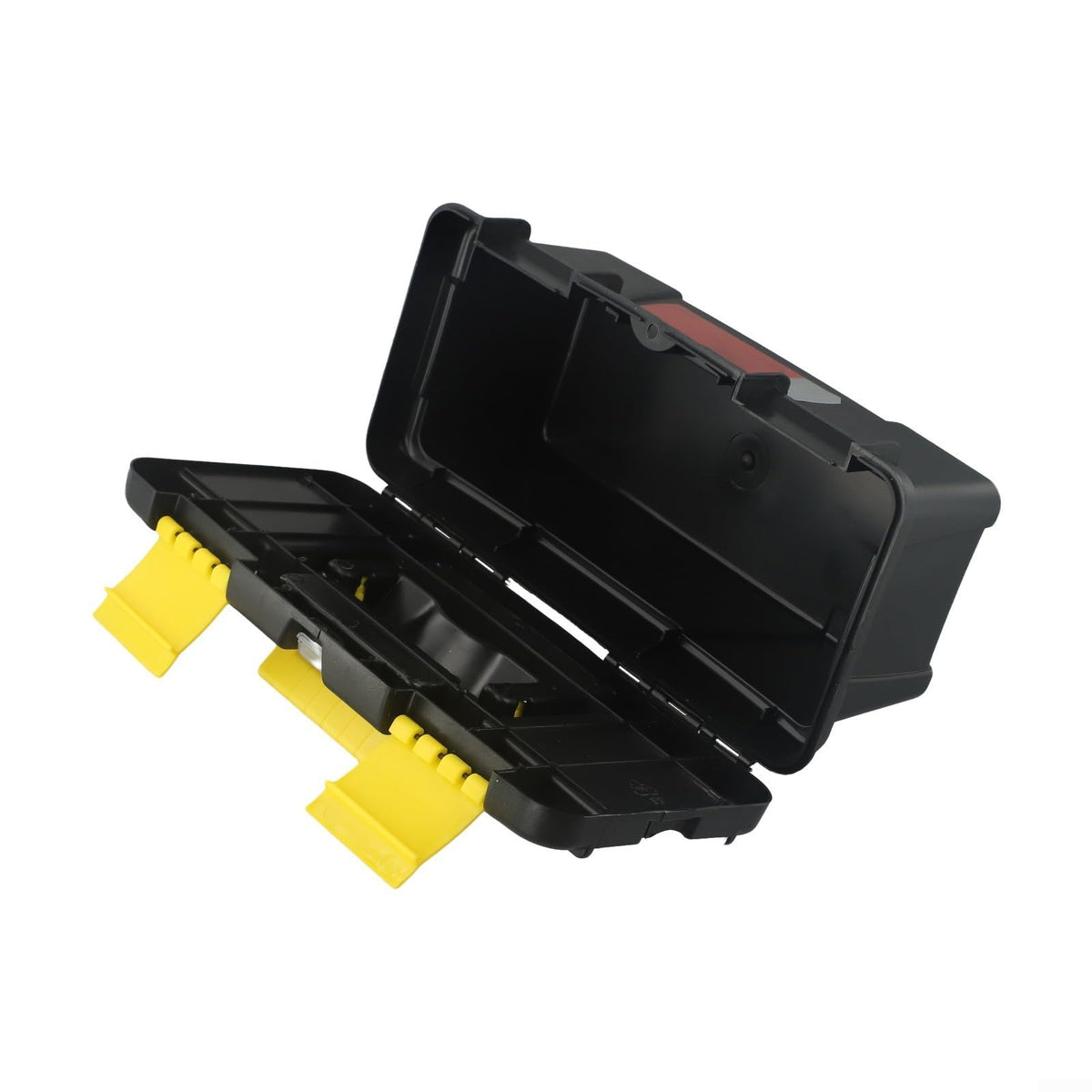 10 Inch Two-Layer Plastic Toolbox with Metal Hinges and Latching Lid Y4479