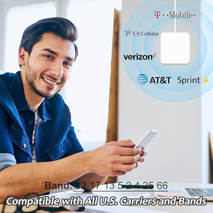 Cell Booster for Home Up to 7000Sq. Ft 5G 4G LTE Blue S94952