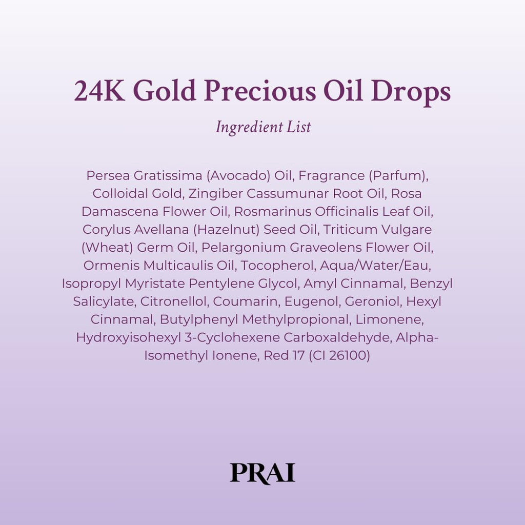 24K Gold Oil Drops 1 Oz F219