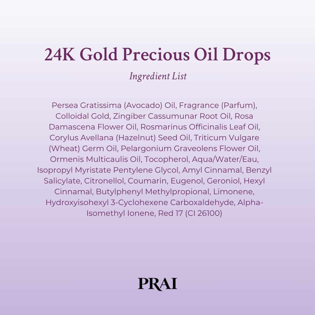24K Gold Oil Drops 1 Oz F219