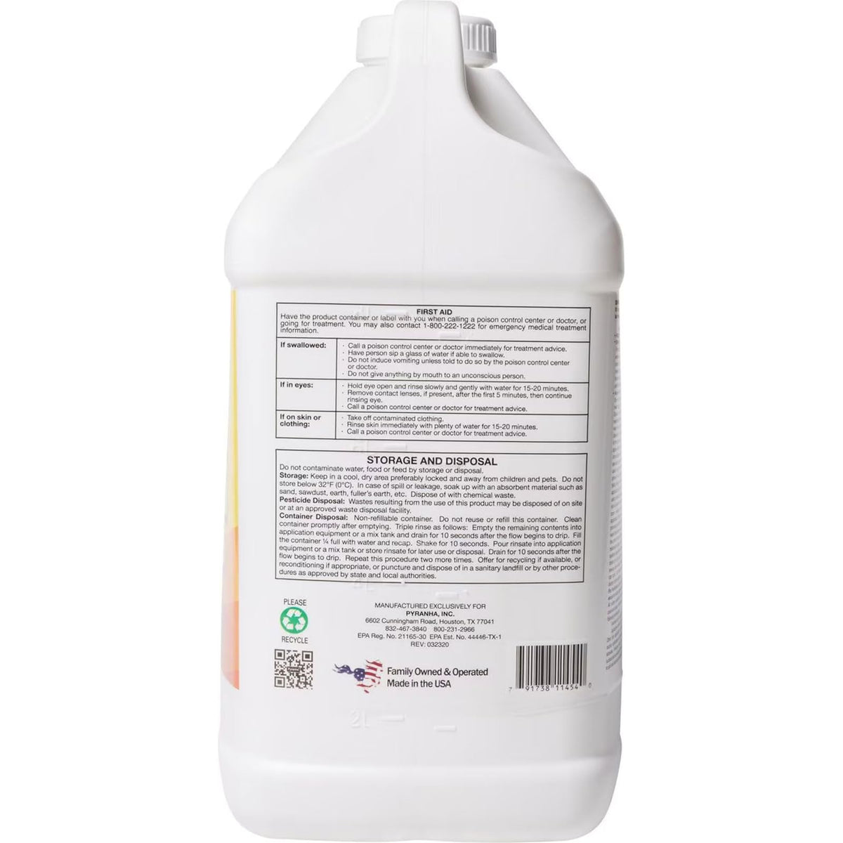 1-10 HPS Concentrate Refill 2.5 Gallon Automatic Spray Systems Fly Control U103023