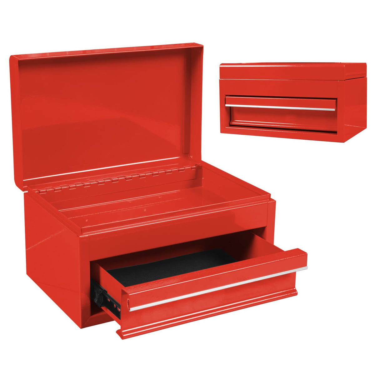 10" Mini Portable Steel Tool Box with Drawer P5244