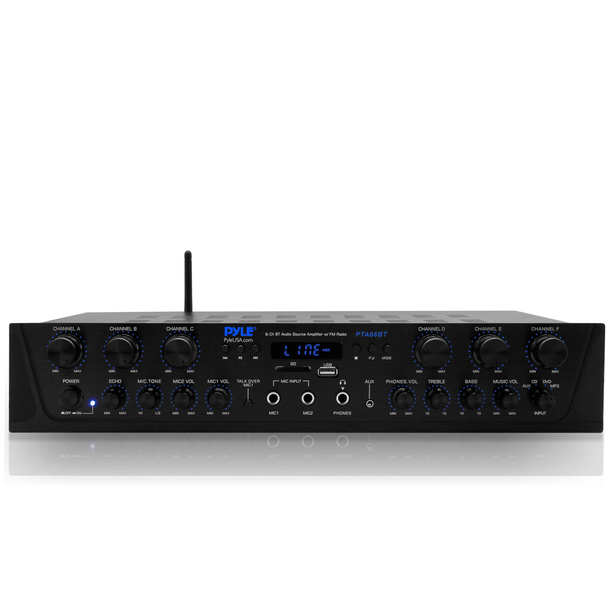 Bluetooth 6 Channel Stereo Amplifier T344