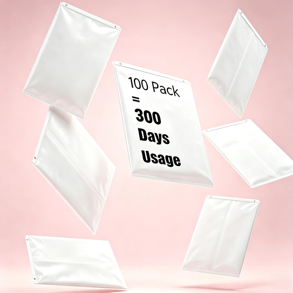100 Pcs Cat Litter Box Liners U41460