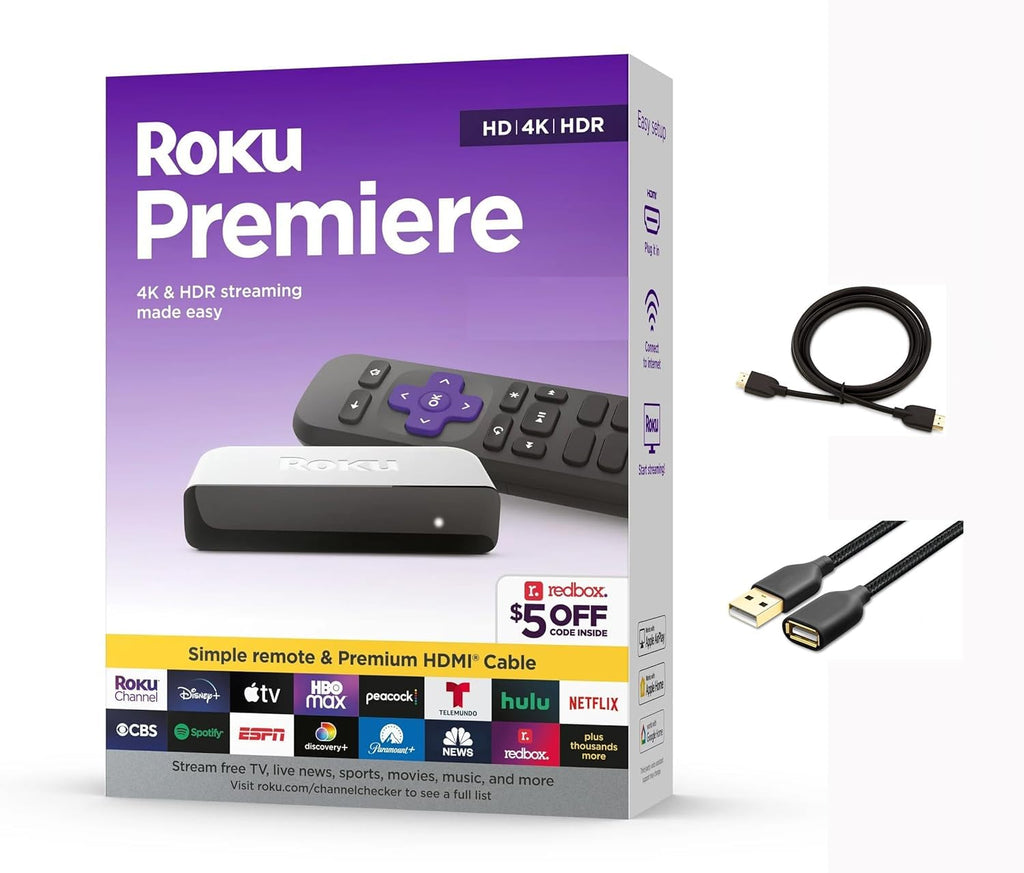 4K HDR Streaming Media Player with HDMI Cable Z92610