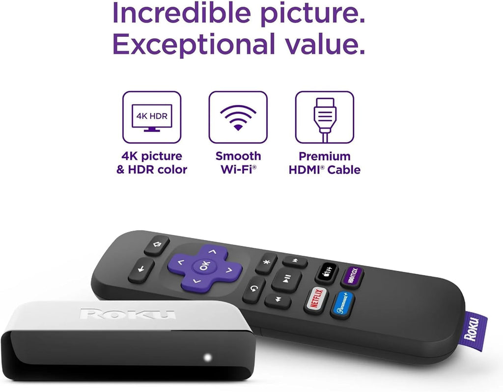 4K HDR Streaming Media Player with HDMI Cable Z92610