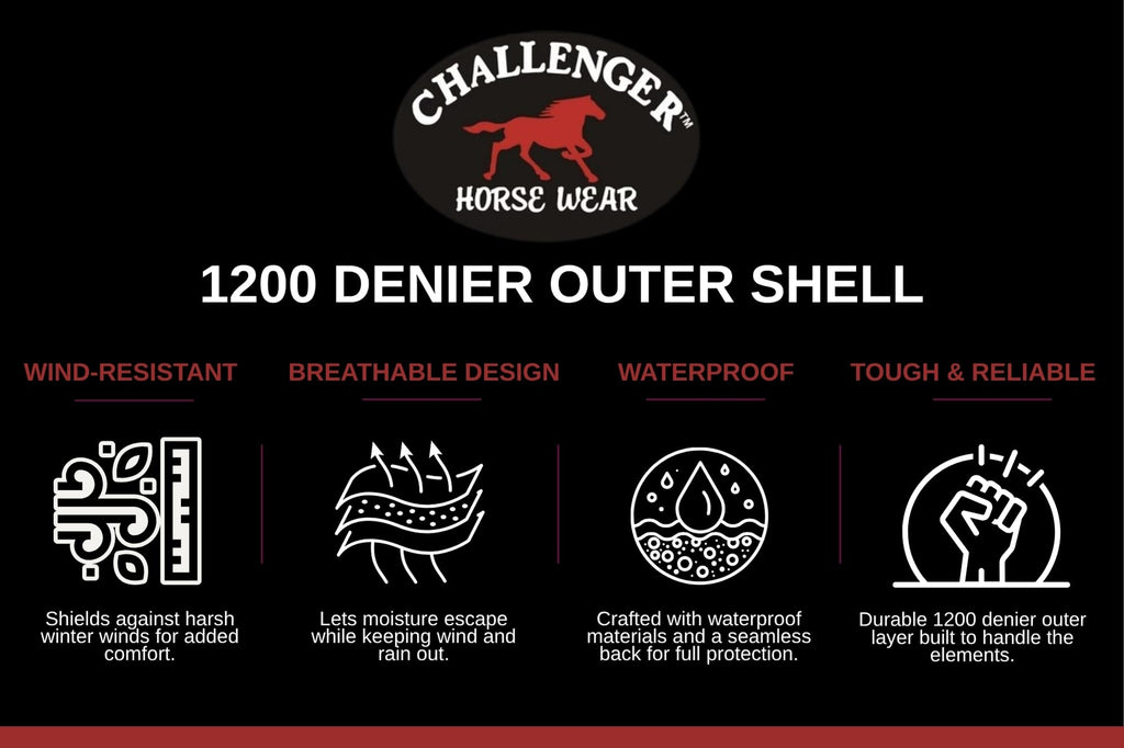 1200D Waterproof Horse Blanket X473193