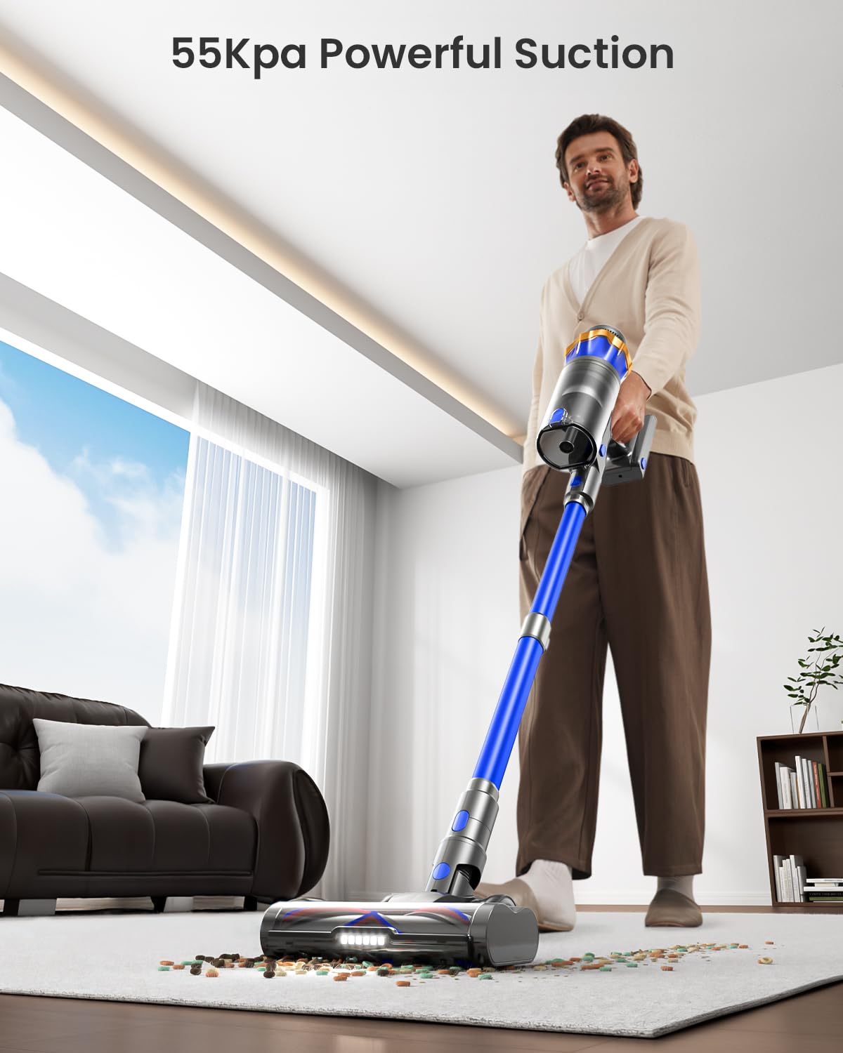 650W 55KPA Cordless Stick Vacuum Cleaner K288002