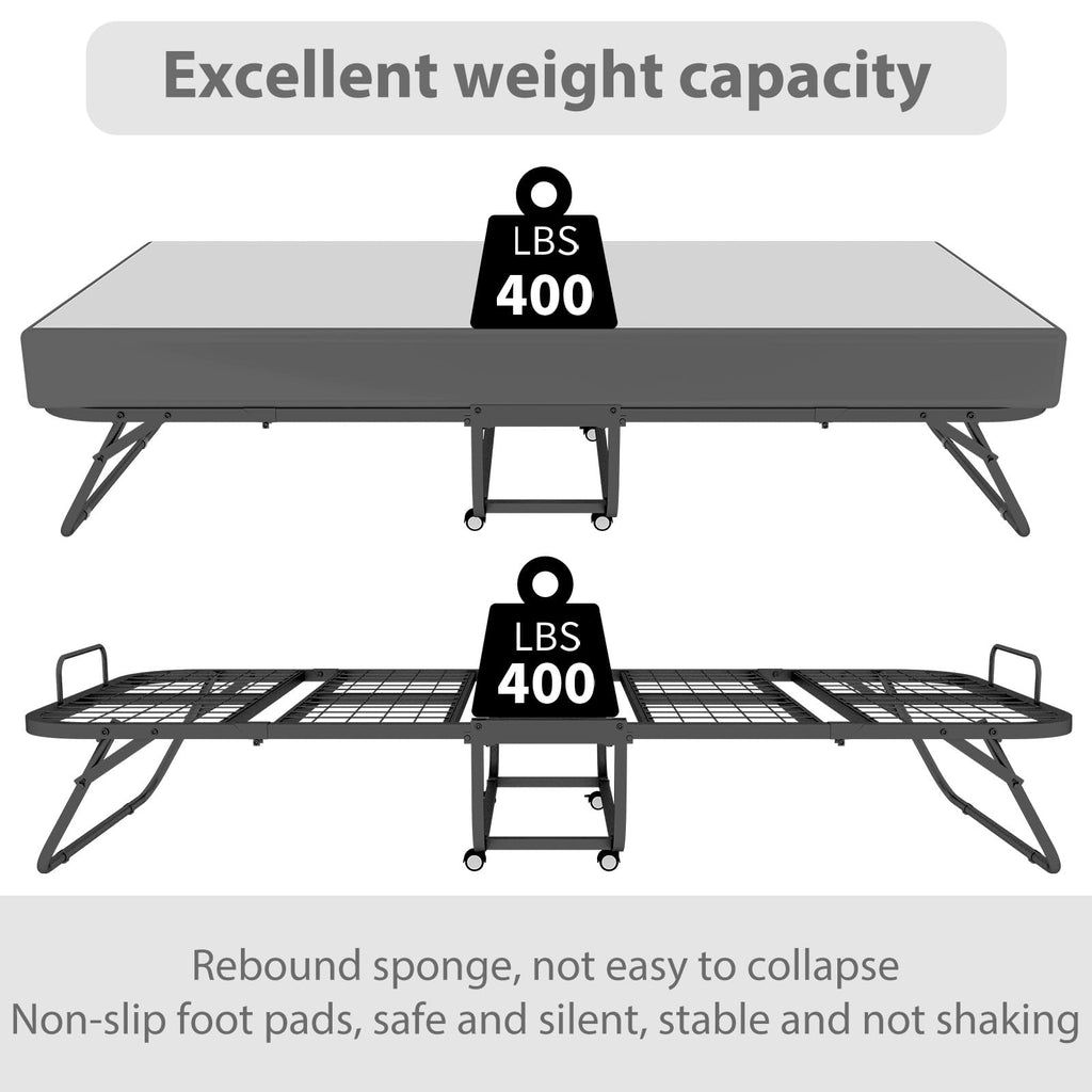 Folding Bed with 5-Inch Memory Foam Mattress L525