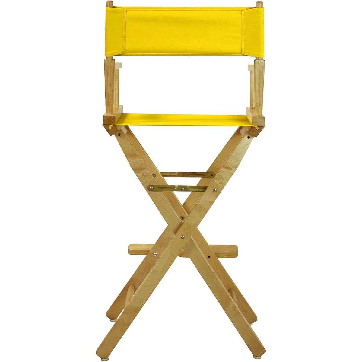 Director's Chair with Armrests Foldable Lightweight 30-Inch Natural Frame Q355