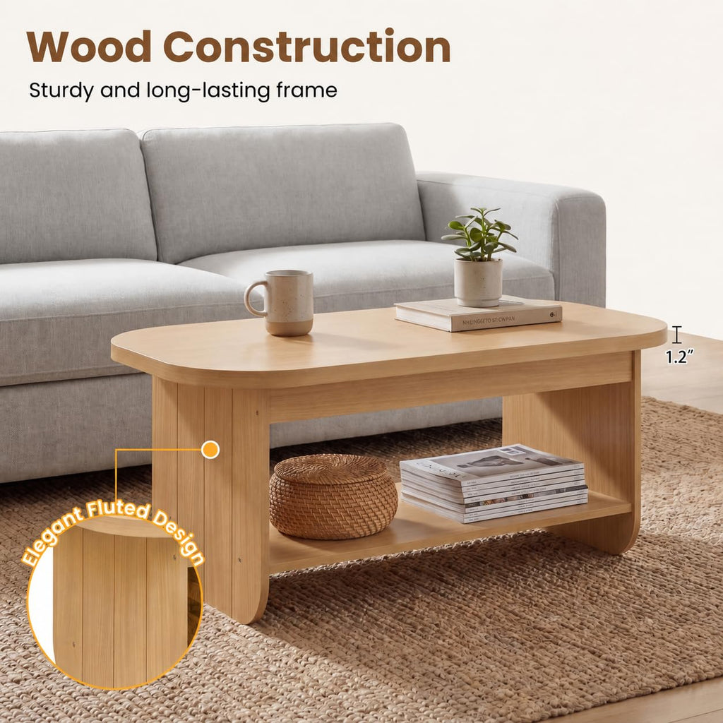 47” Oval Coffee Table D518