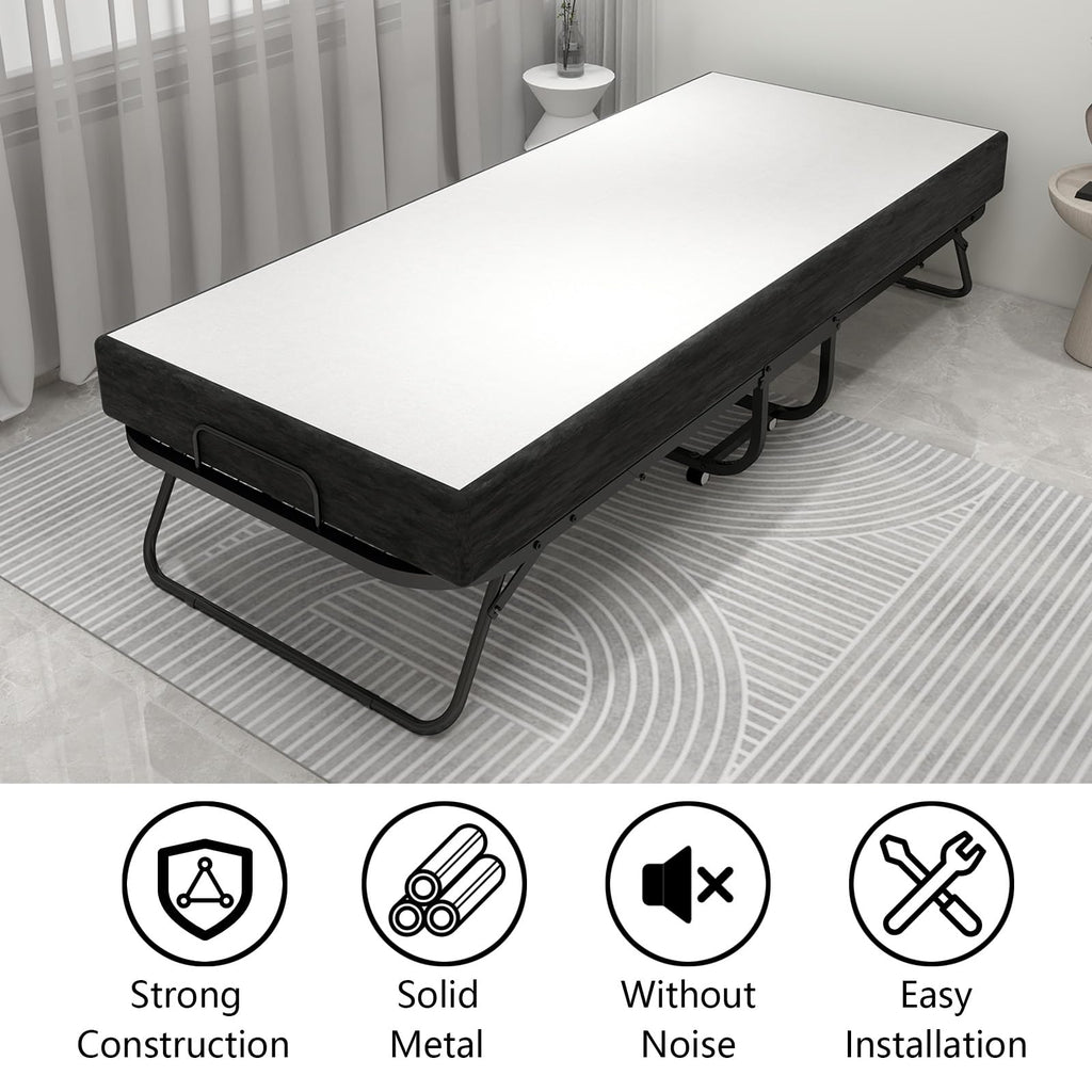 Folding Bed with 5-Inch Memory Foam Mattress L525