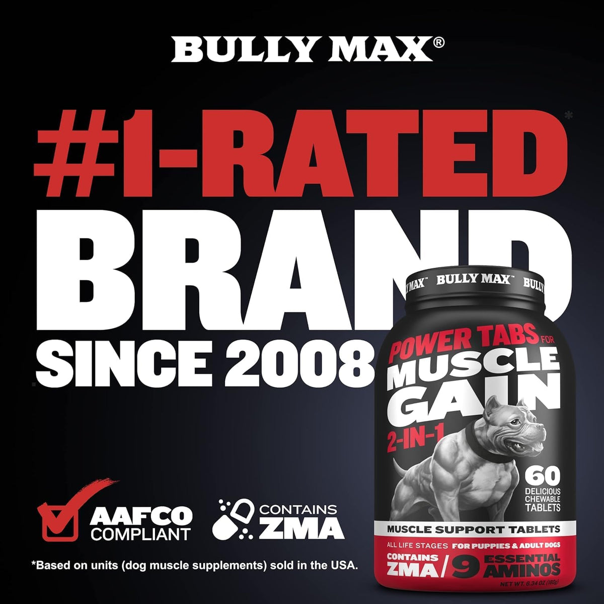 High-Protein Lamb Puppy Food, Vitamin Tabs & Power Tabs K747