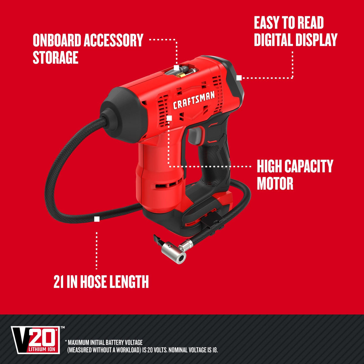 Cordless Portable Air Compressor 150 PSI U883797