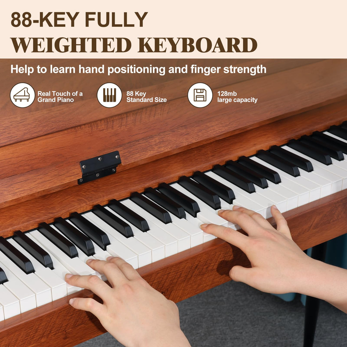 88 Key Weighted Digital Piano U489