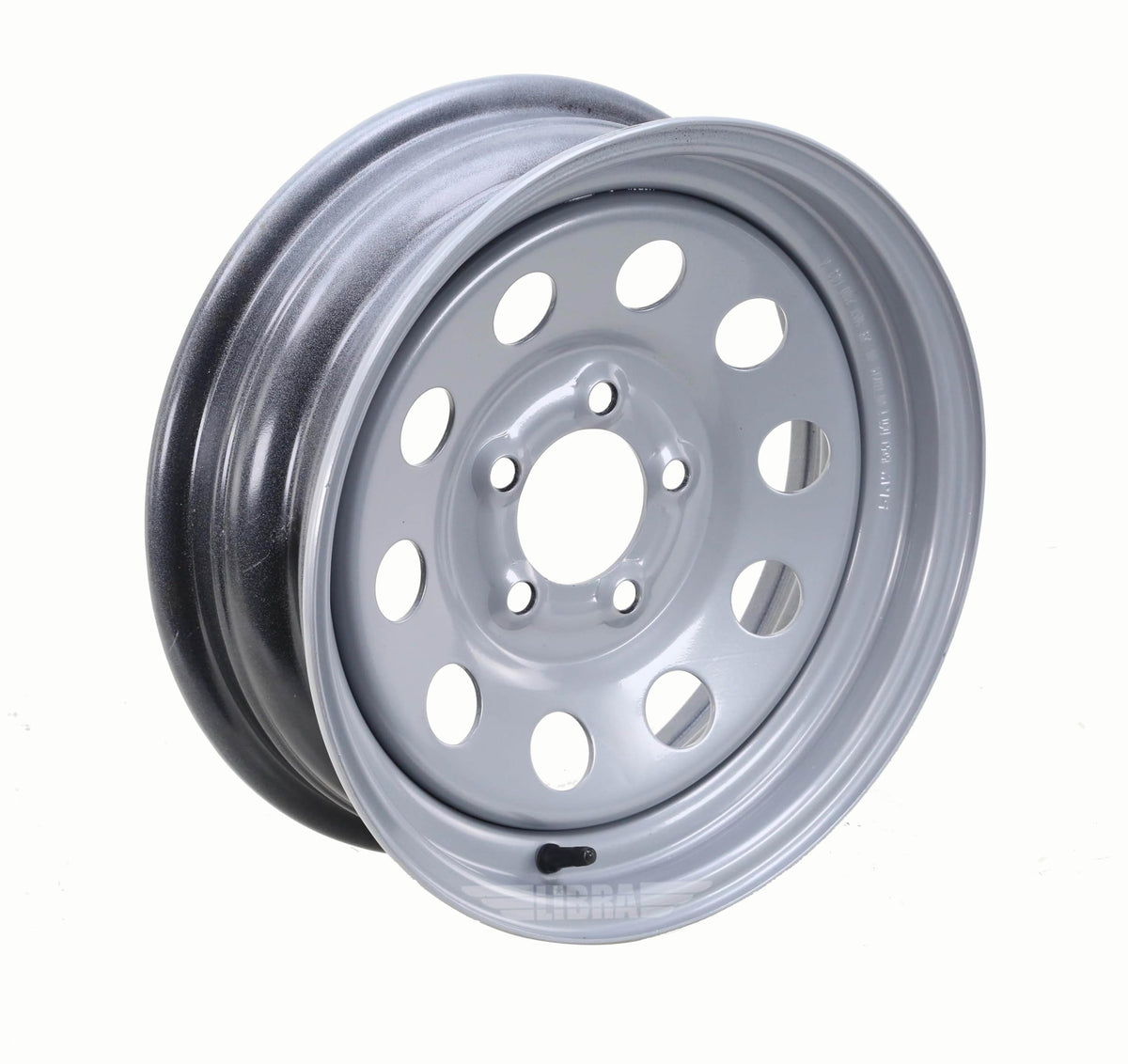 Trailer Tire Wheel ST205/75R15 8-Ply Silver Mod Rim U4275