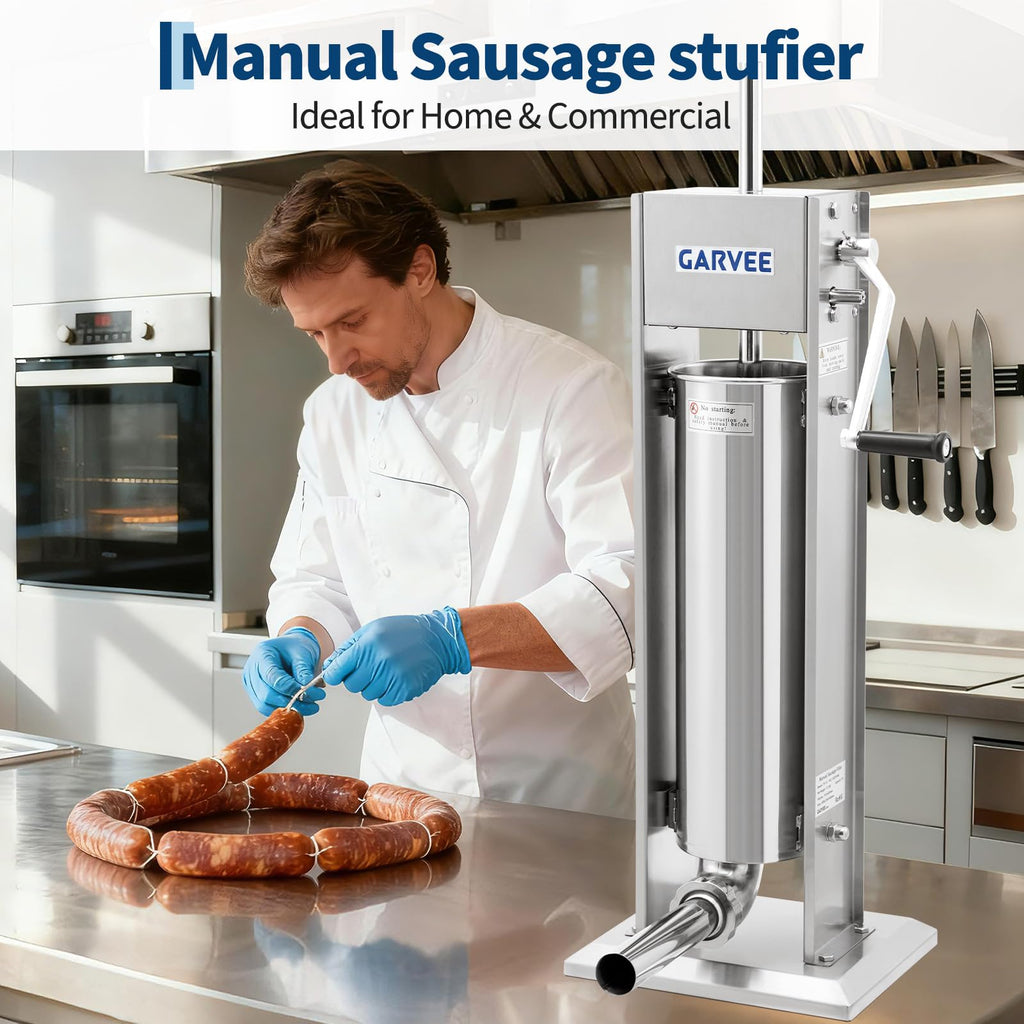 304 Stainless Steel Manual Vertical Sausage Stuffer C52159