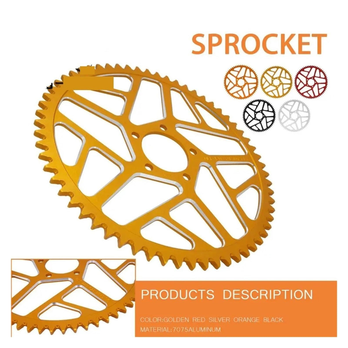 Aluminum Motorcycle Chain Sprocket O9030