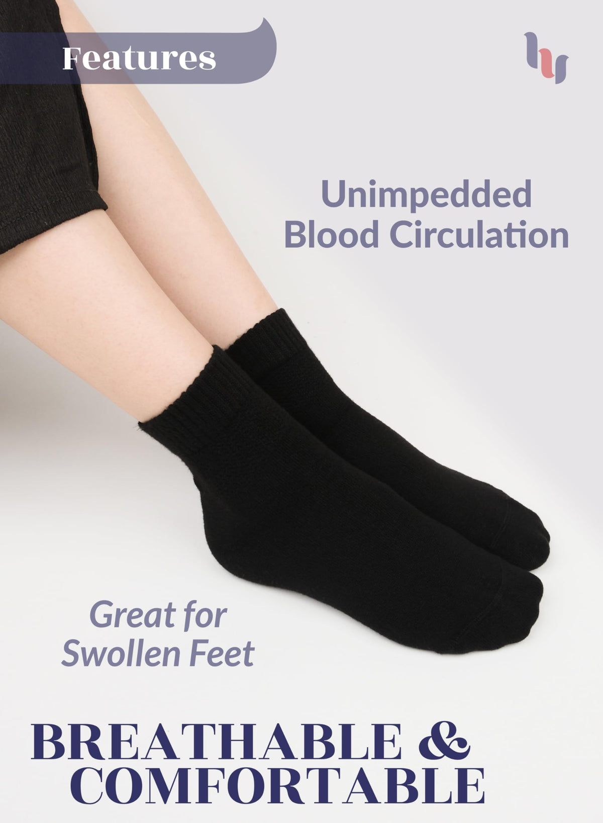 Cotton Ankle Socks Women 4-8 Pairs Z858