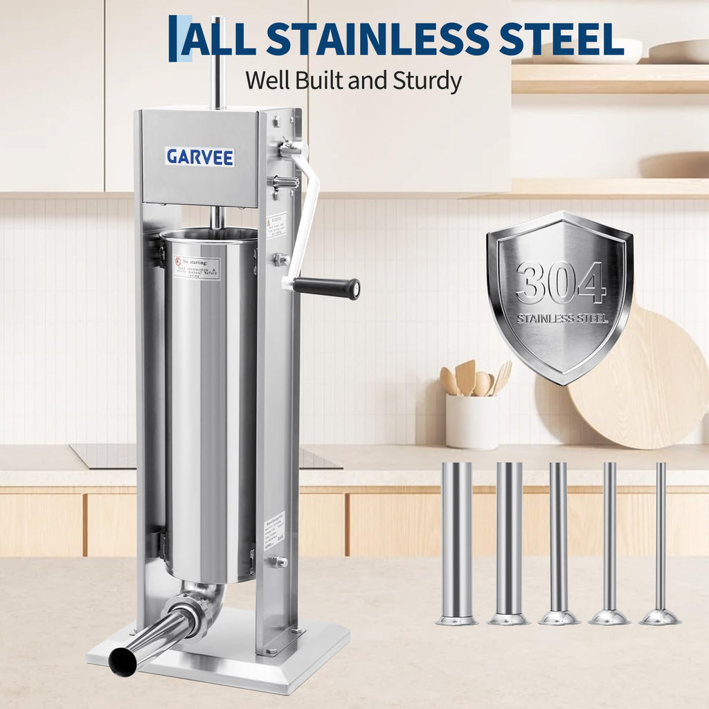 304 Stainless Steel Manual Vertical Sausage Stuffer C52159