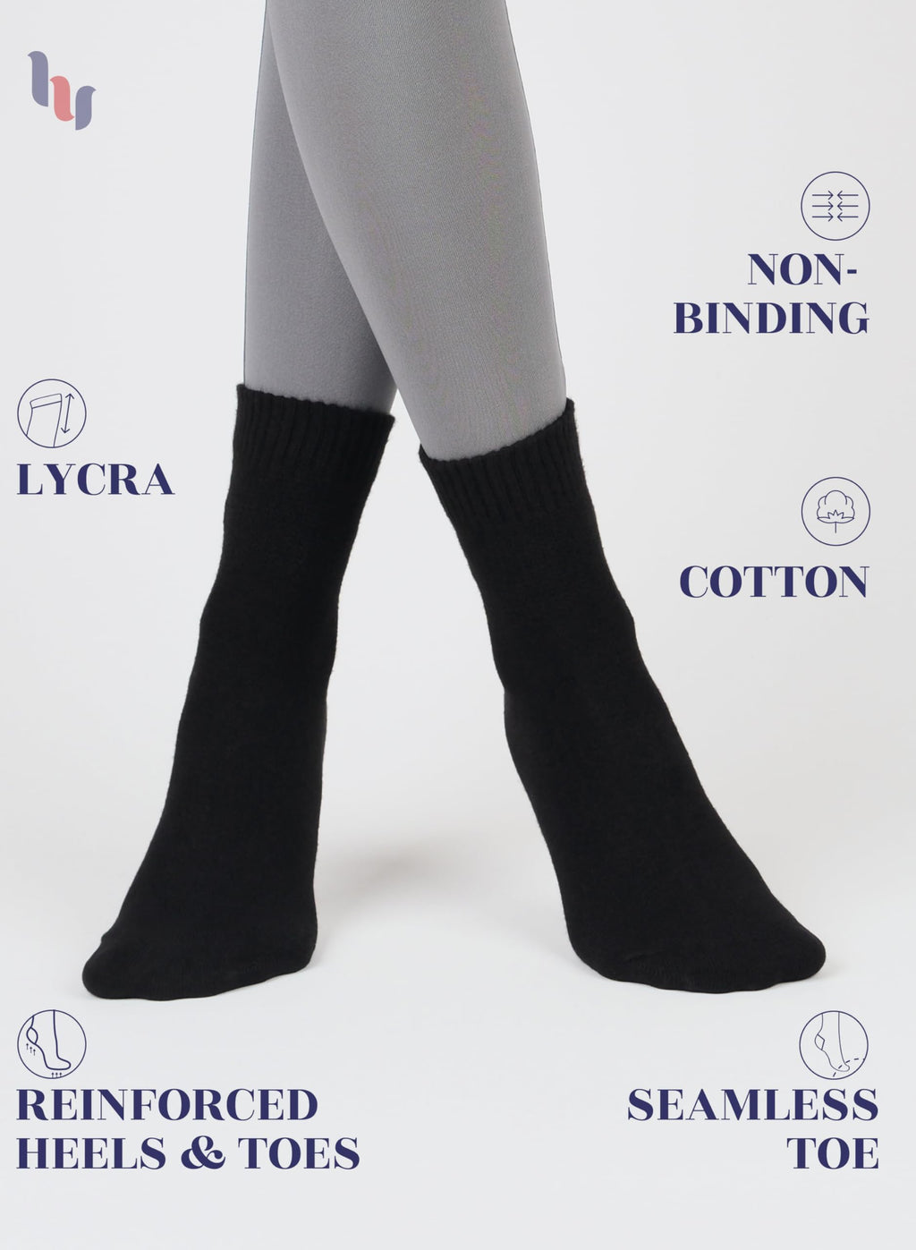 Cotton Ankle Socks Women 4-8 Pairs Z858