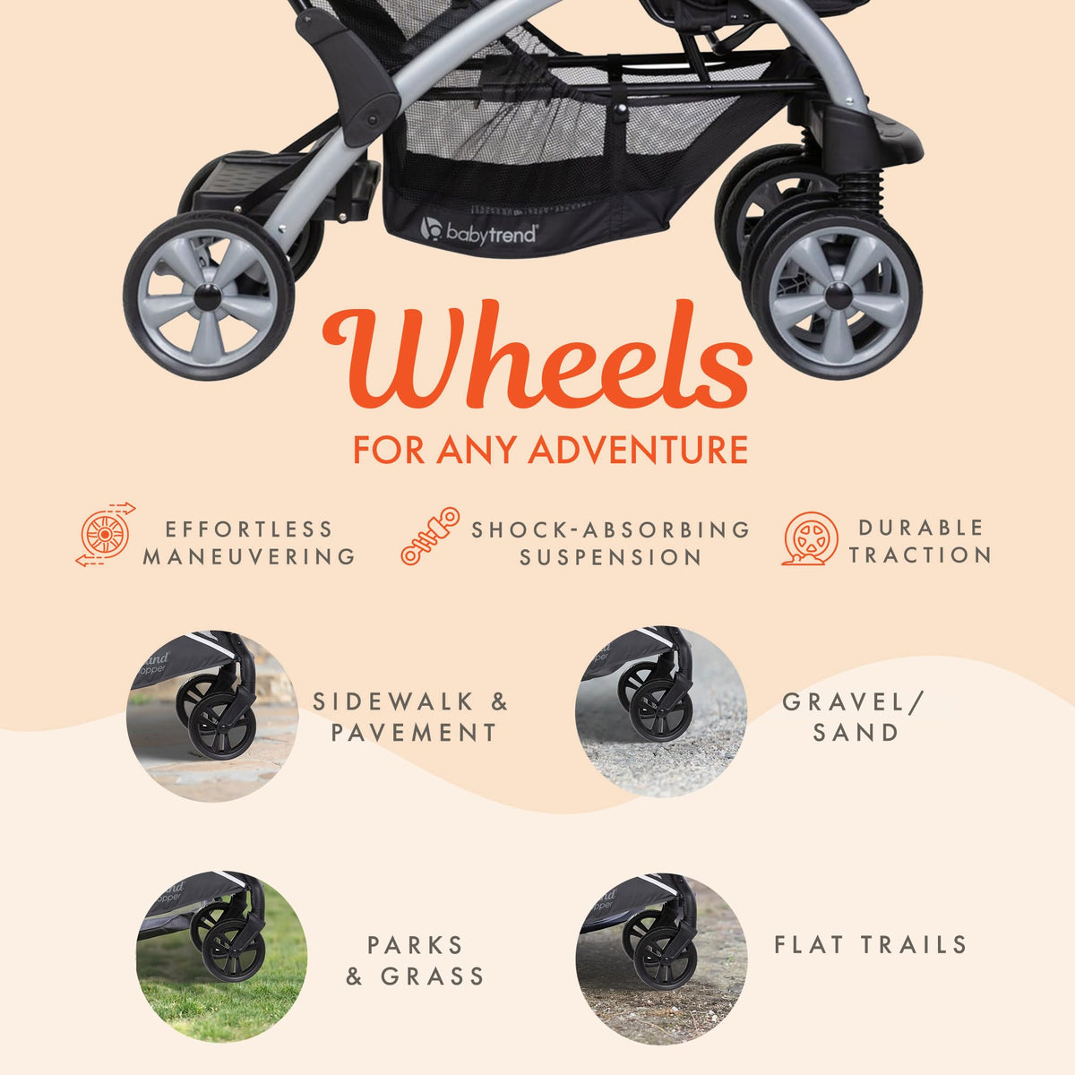 Khaki 3 Pc Double Stroller & 2 Car Seats N47776