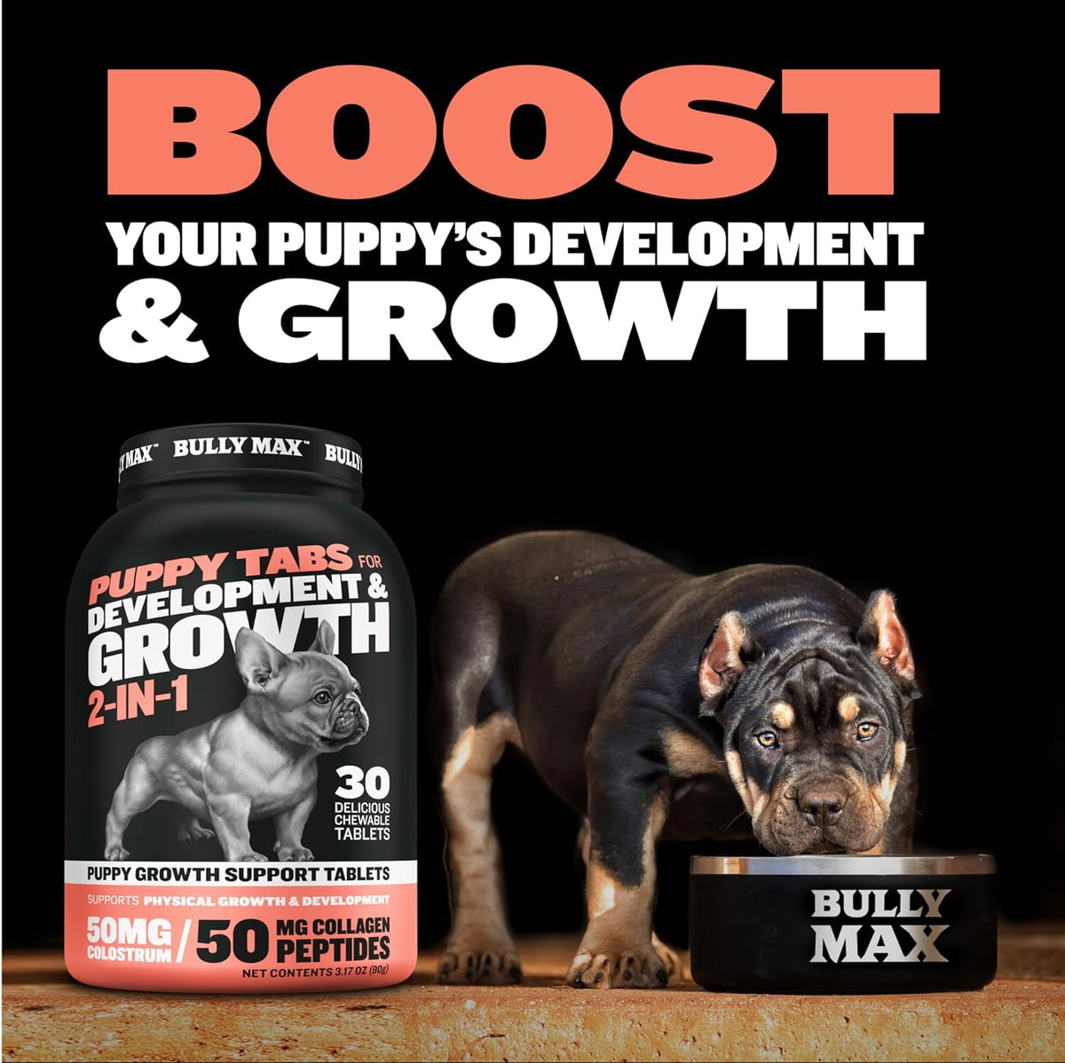 High-Protein Lamb Puppy Food, Vitamin Tabs & Power Tabs K747