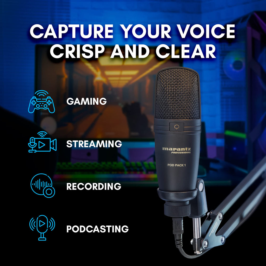 USB Microphone with Boom Arm E228