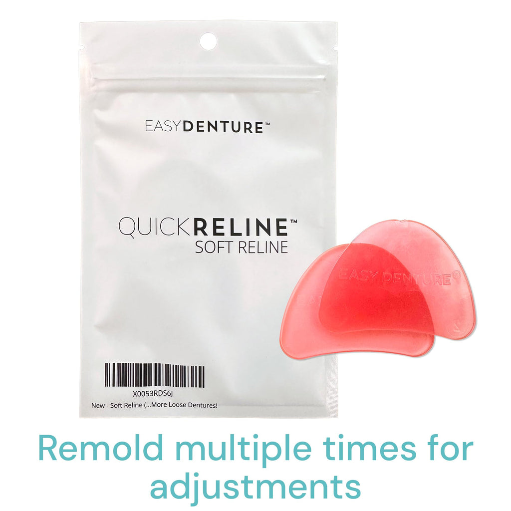 Soft Reline Denture Reliner Kit for Full & Partial Dentures F225
