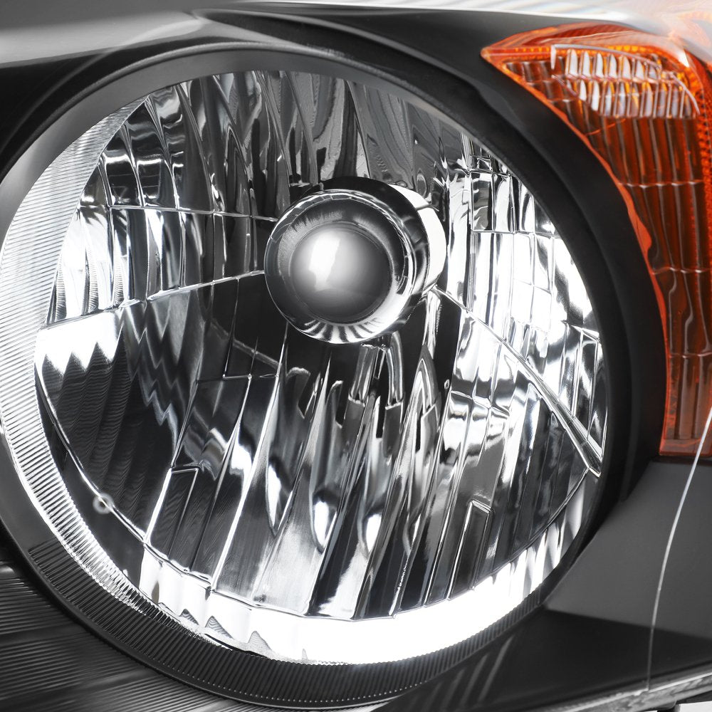 Black Headlights Pair W3082