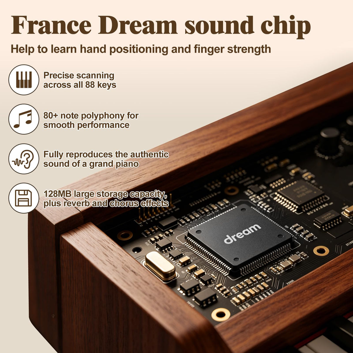 88 Key Weighted Digital Piano U489