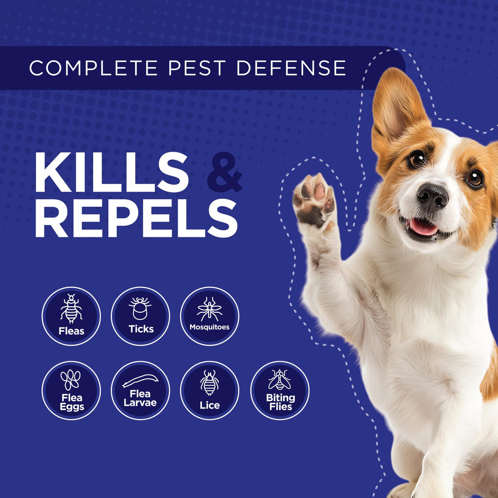 Flea and Tick Prevention for Extra Large Dogs 55+ lbs U5644