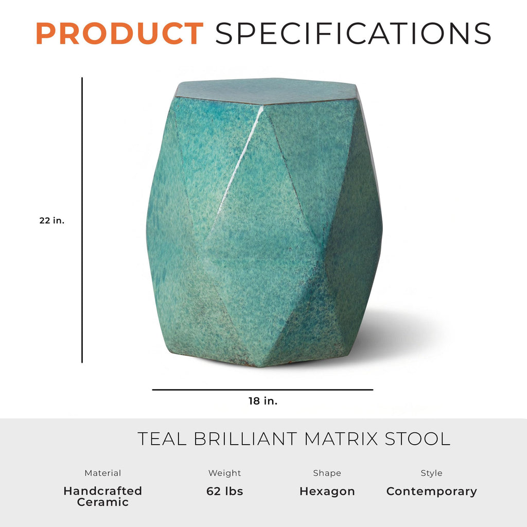 Teal 18x22 Stool M477558