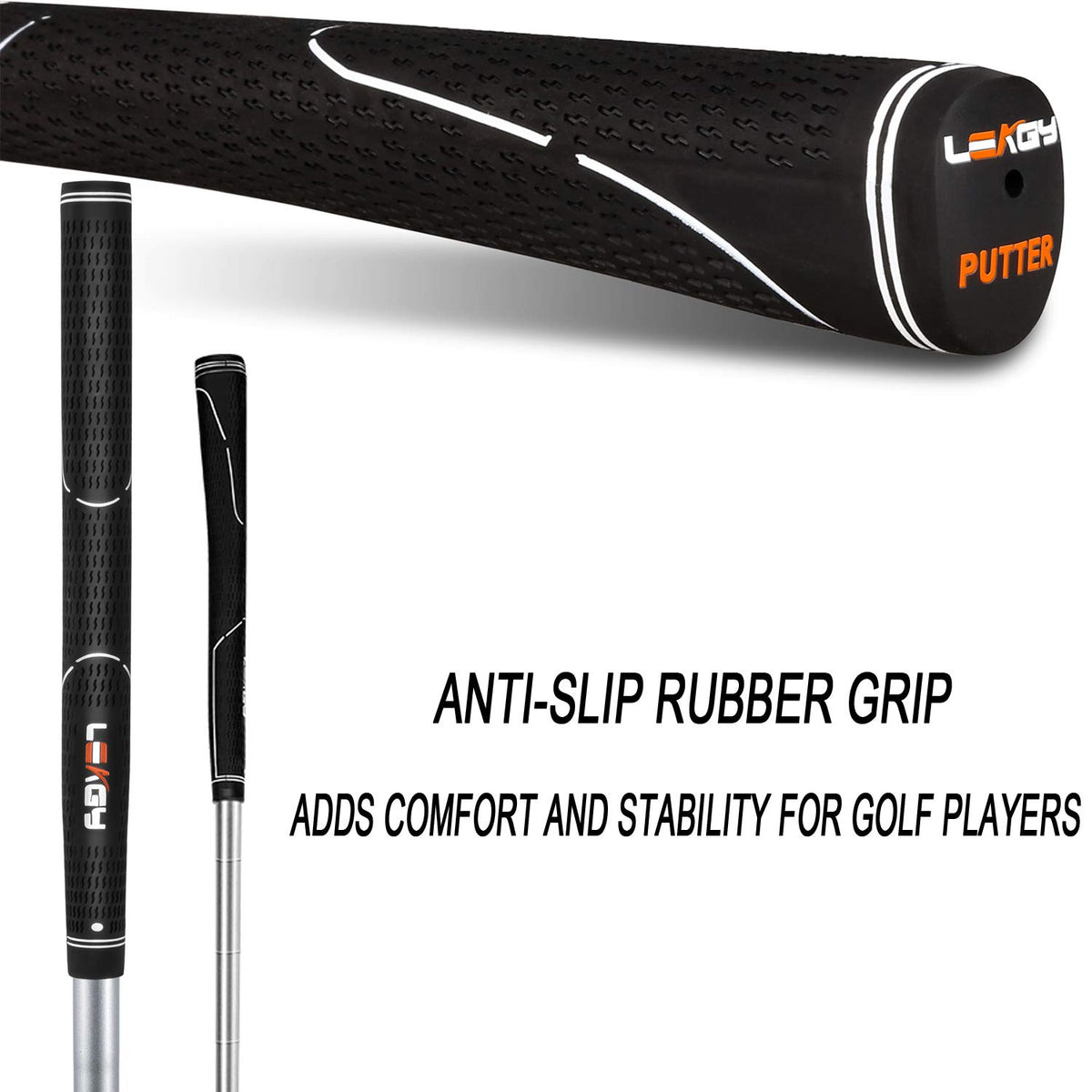 Golf Putter 35" Two-Way Head Rubber Grip G94884