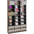 Espresso 9-Layer Media Storage Cabinet U25575