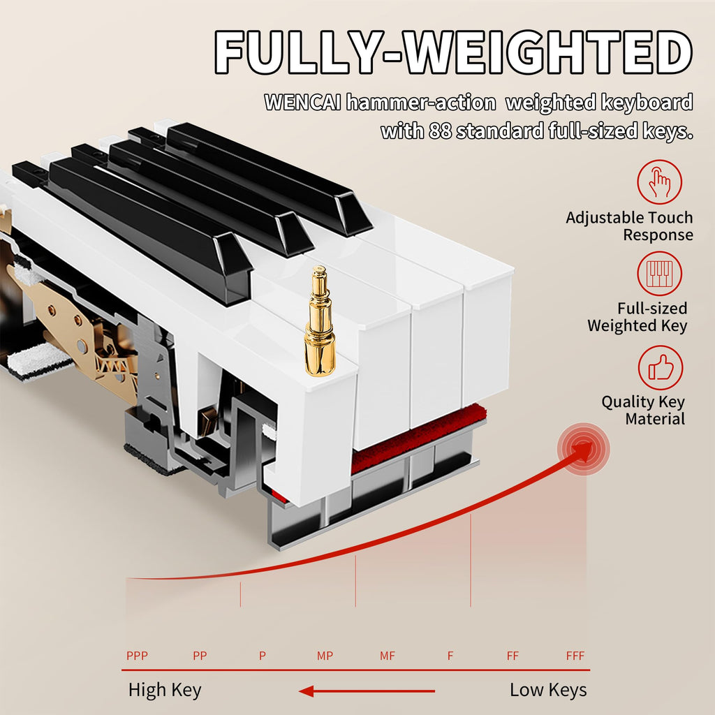 88 Key Fully Weighted Digital Piano U3961