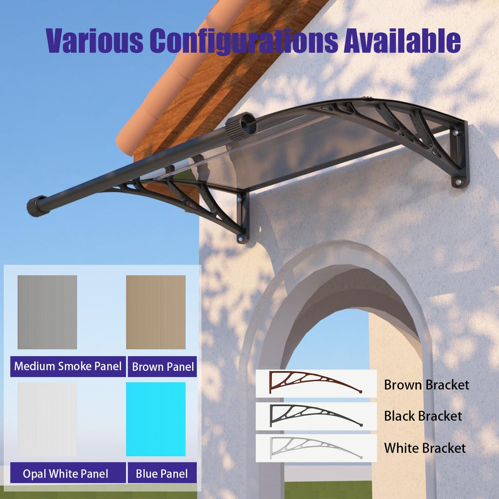 32" x 48" Window Door Awning Canopy with Drainage A470210