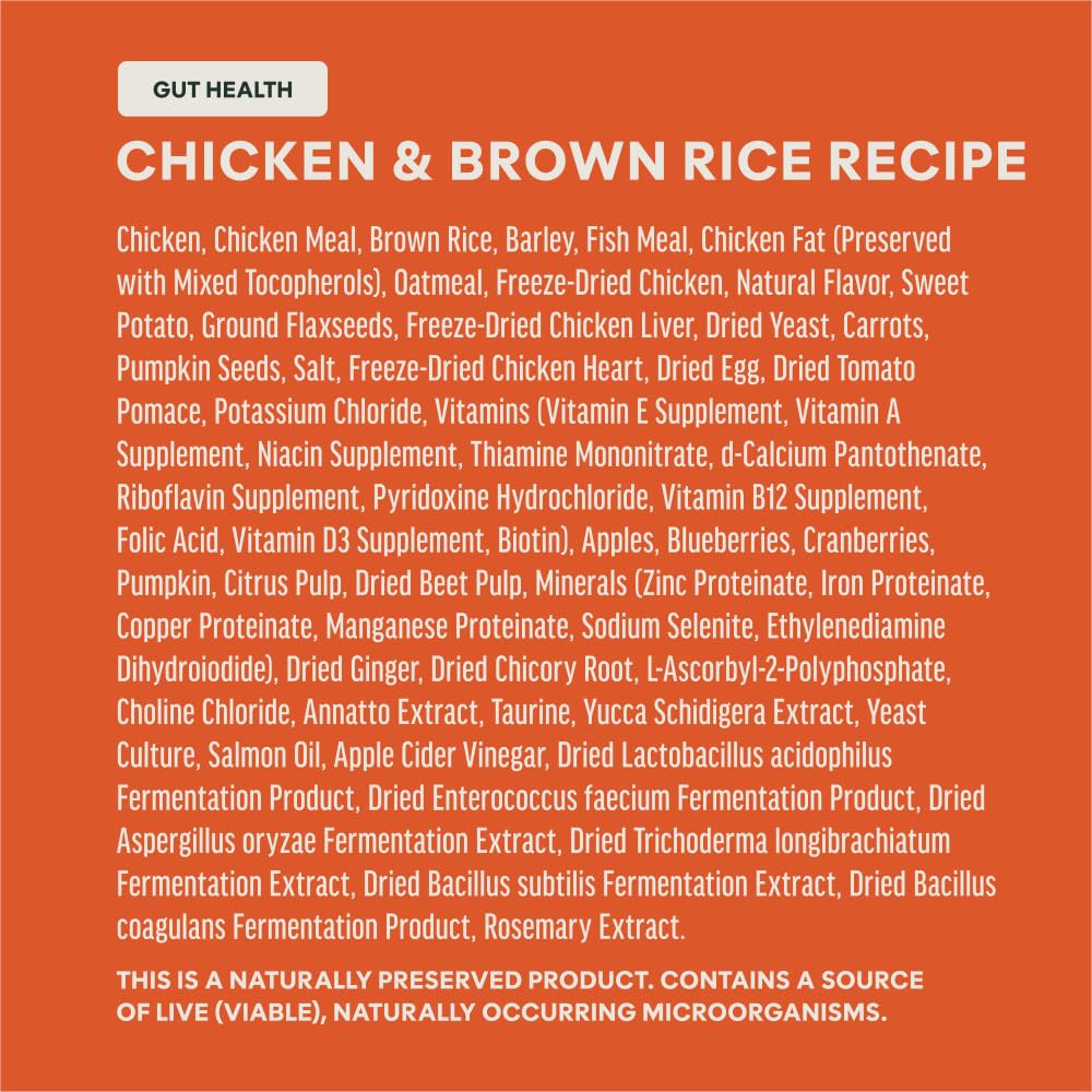 Chicken & Brown Rice Dry + Freeze Dried 3.5 lb R14089