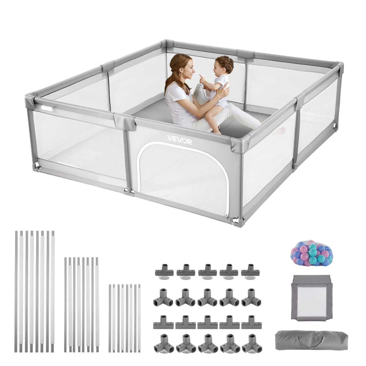 78.7″ x 58.7″ Baby Playpen with 50 Ocean Balls P361882