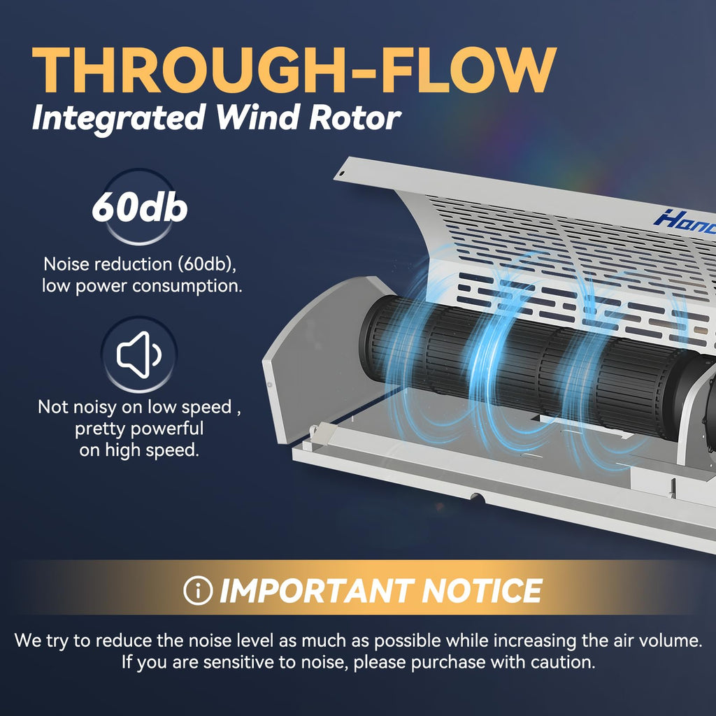 36 Inch 2 Speeds Air Curtain B7335