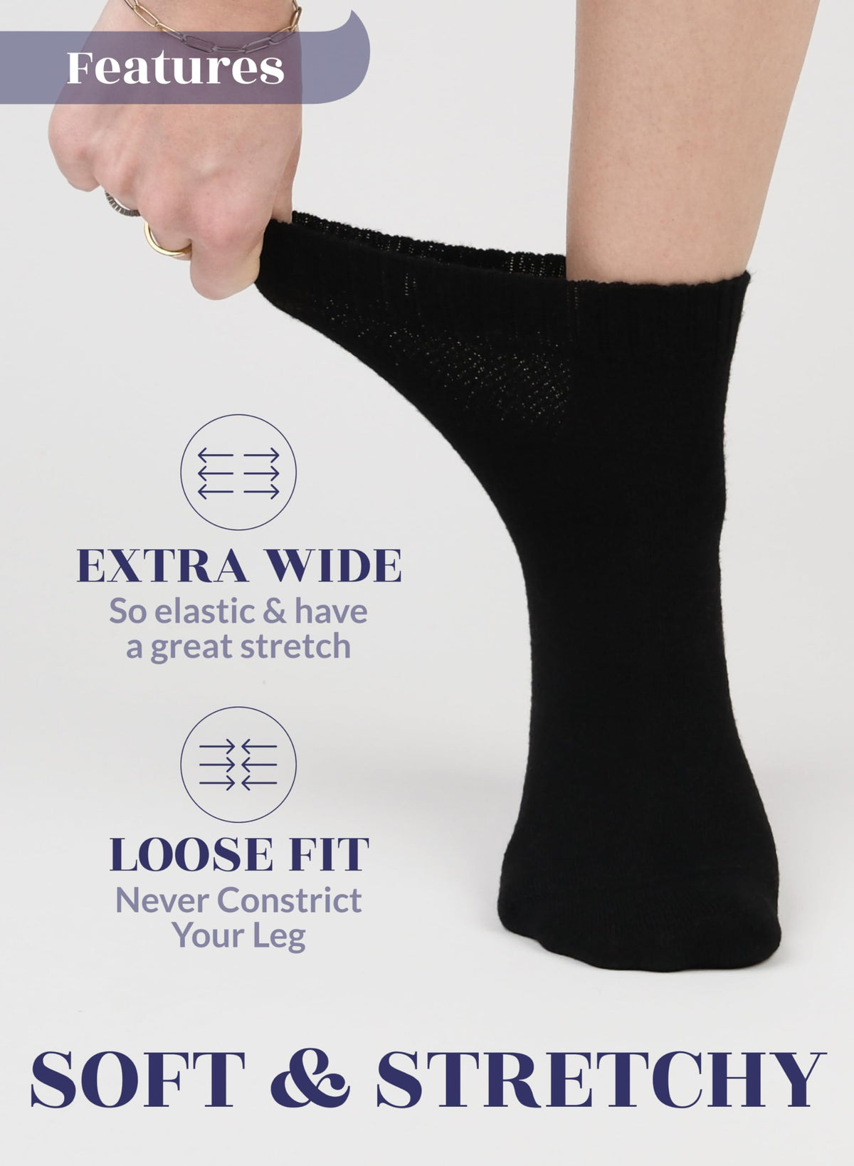 Cotton Ankle Socks Women 4-8 Pairs Z858