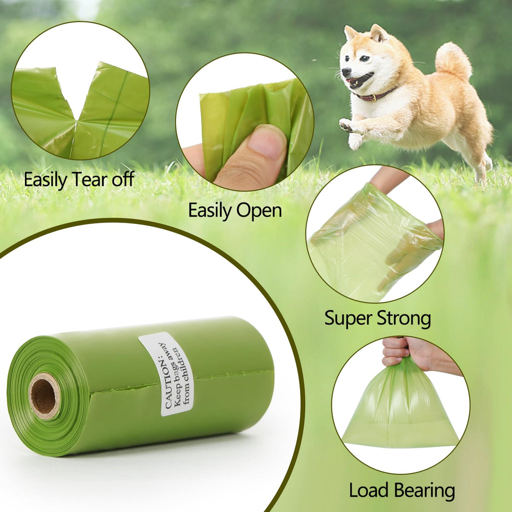 Extra Thick Leak Proof Unscented Dog Poop Bags 300 Count Z50188